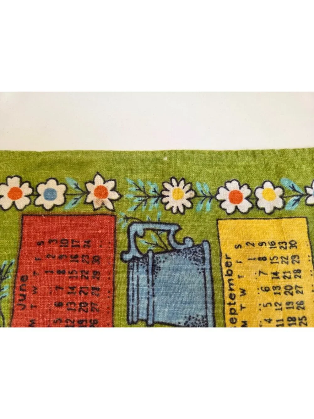 Vtg 1972 Tea Towel 